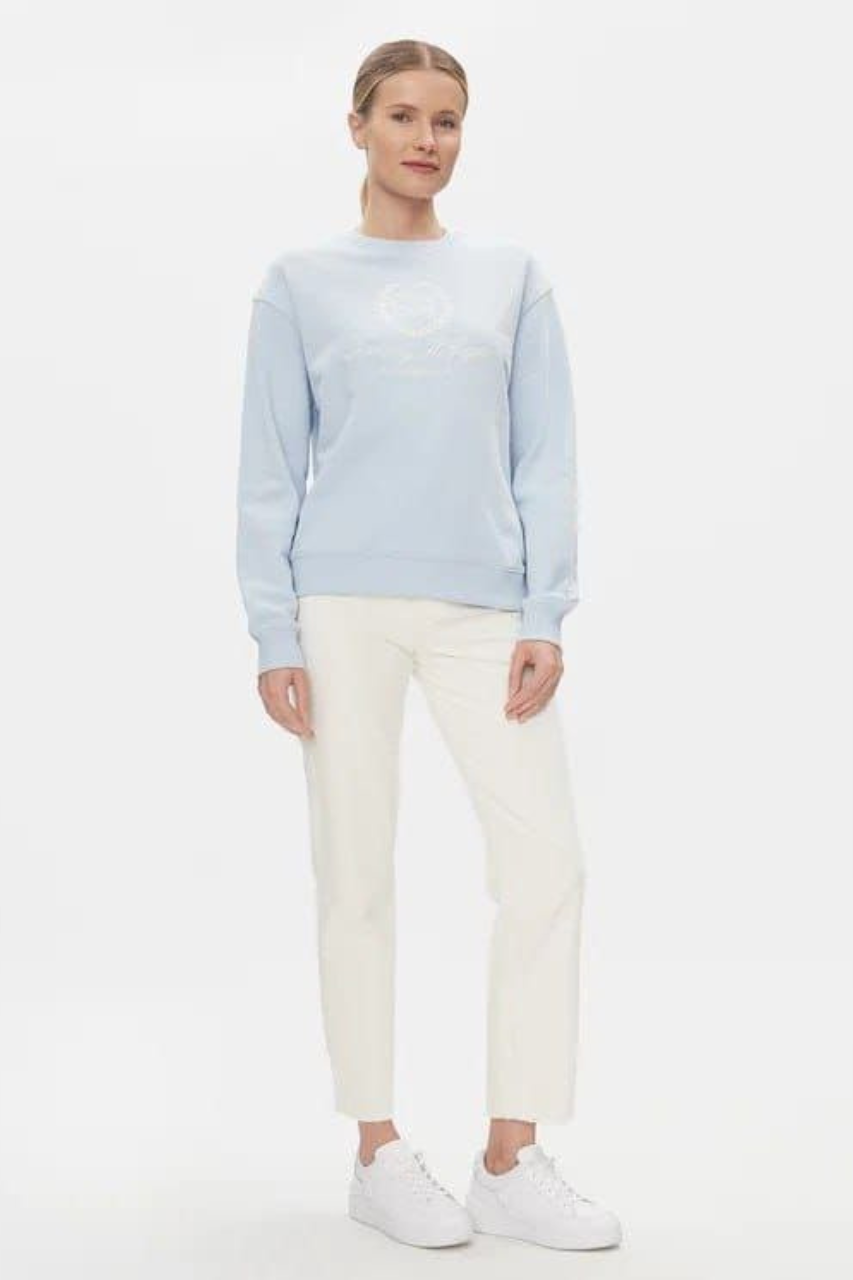Tommy Hilfiger Crest Logo Sweatshirt/ #0074