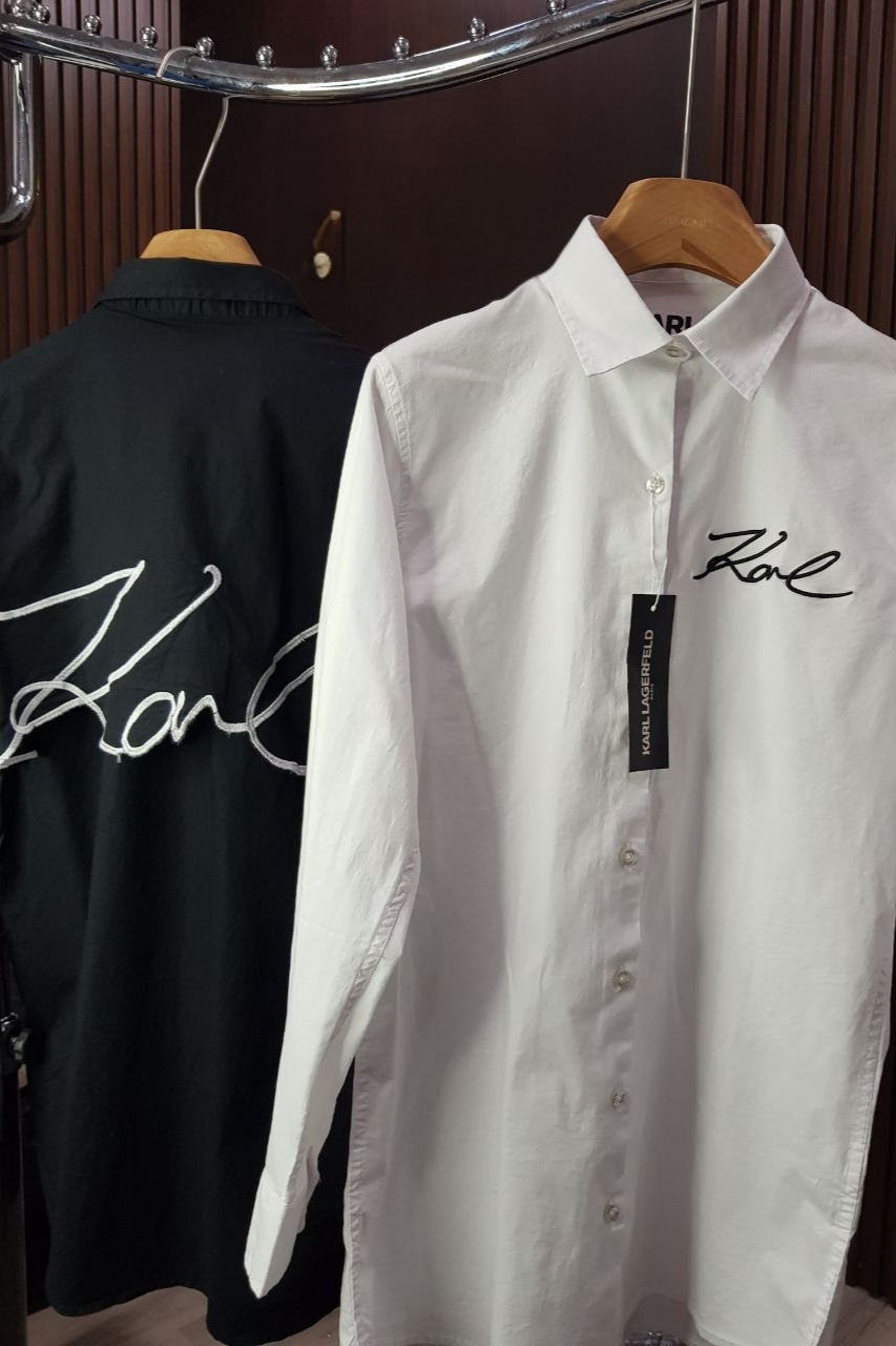 Karl Lagerfeld Signature Shirt/ #0077