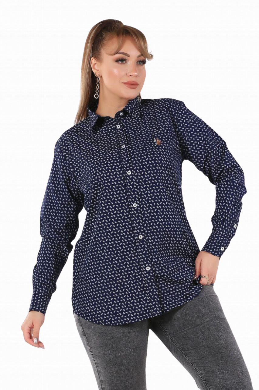 Polo Long Sleeve Printed Shirt