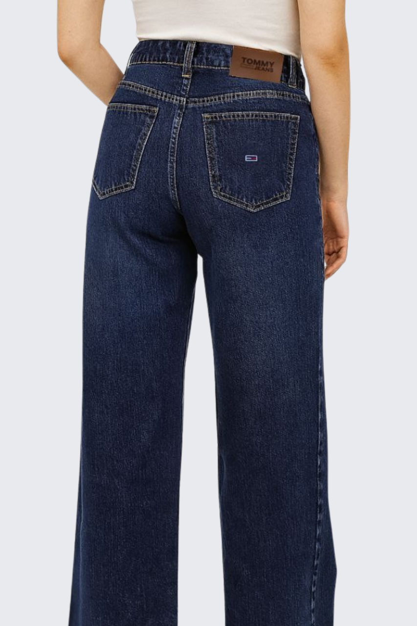 Tommy Jeans Women’s Wide-Leg Denim Dark Blue/ #00109