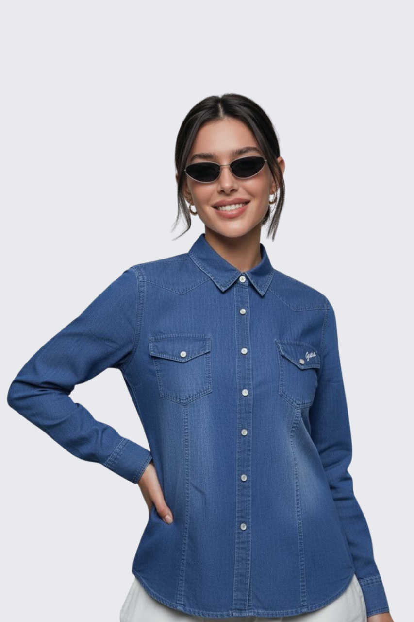 Guess Women’s Denim Shirt/ #00107