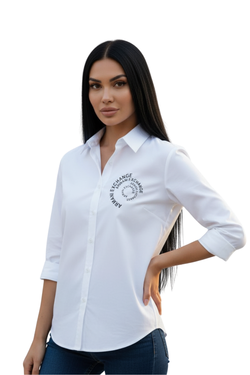 Armani Exchange Spiral Logo Shirt / #00112