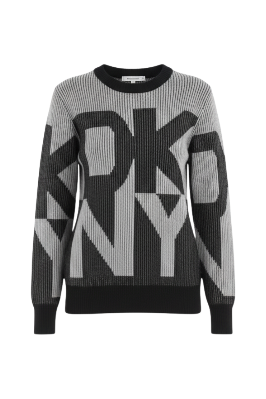 DKNY Oversized Logo Sweater/ #00116