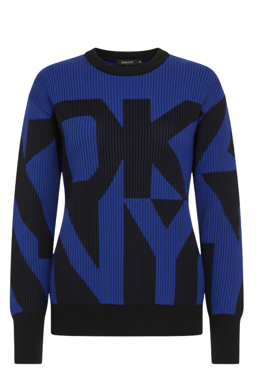 DKNY Oversized Logo Sweater/ #00116