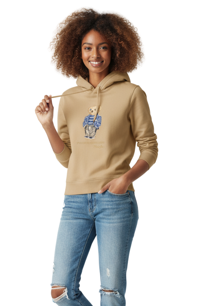 Ralph Lauren Bear Embroidered Hoodie/ #0088