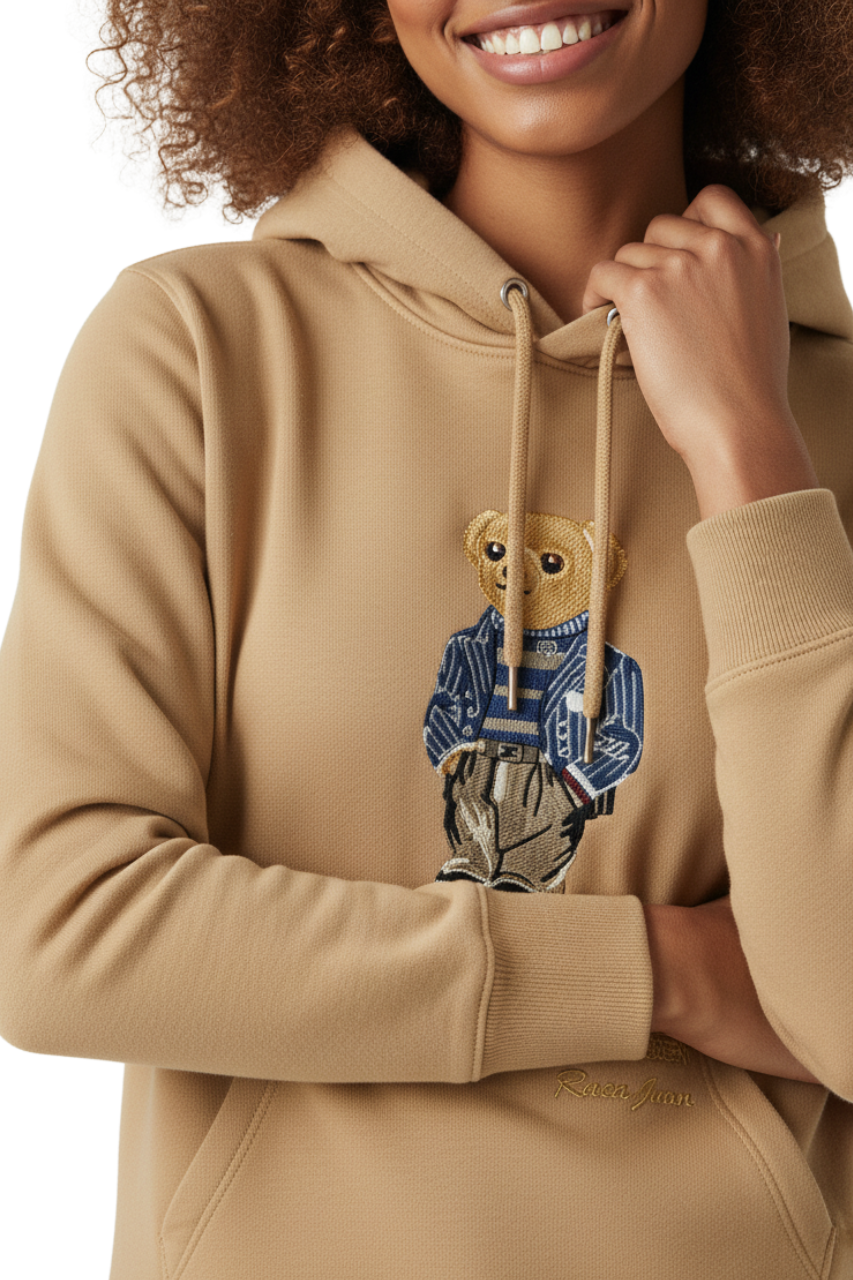 Ralph Lauren Bear Embroidered Hoodie/ #0088