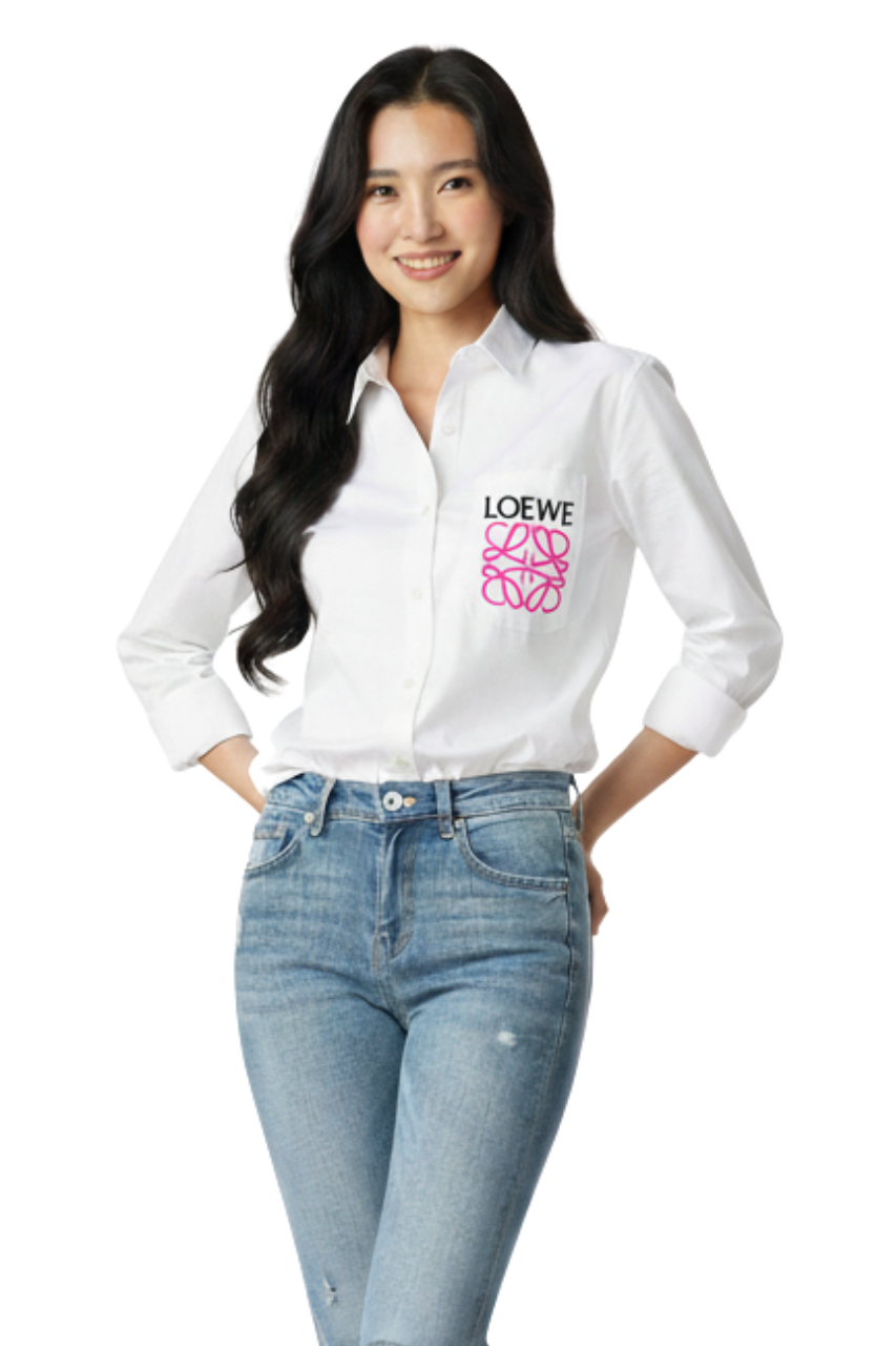 LOEWE Embroidered Shirt/ #00118