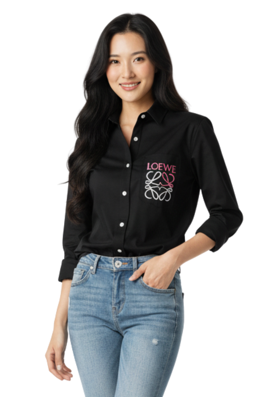 LOEWE Embroidered Shirt/ #00118