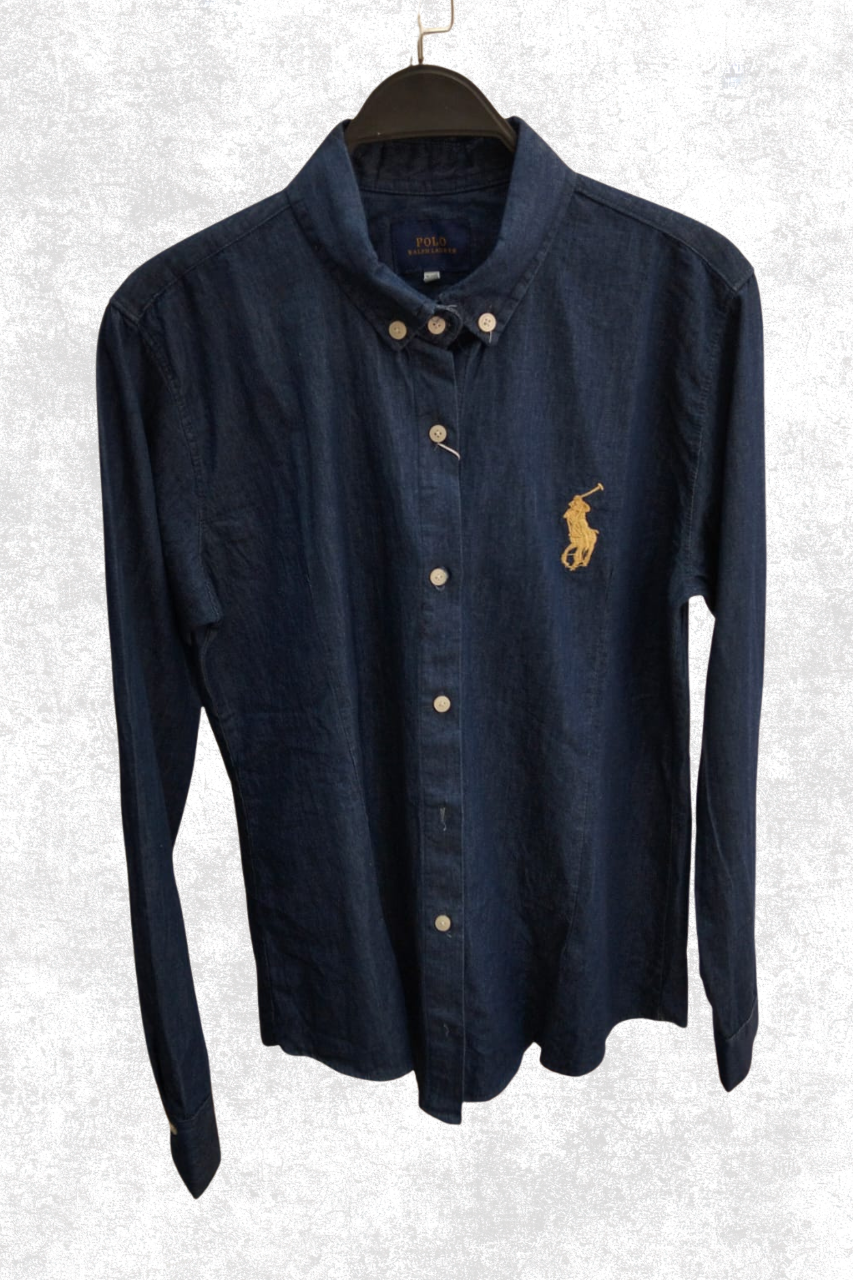 Ralph Lauren Classic Denim Button-Down Shirt
