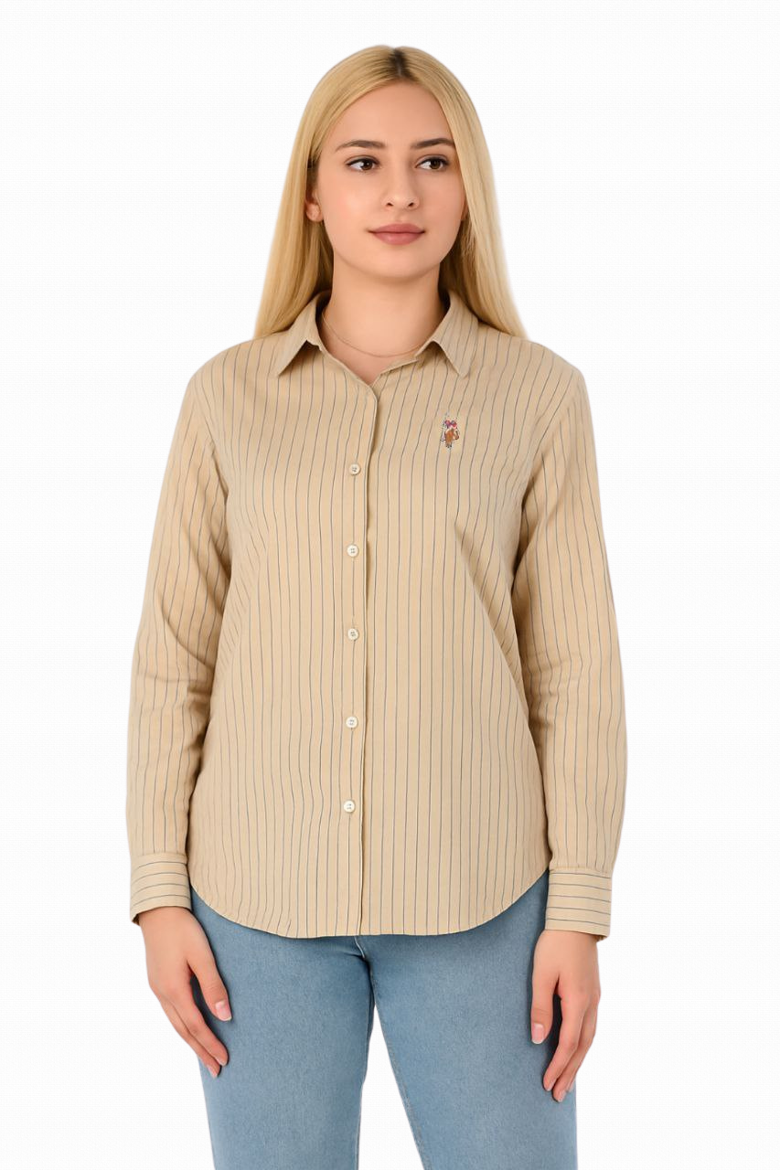 POLO Striped Button-Up Shirt