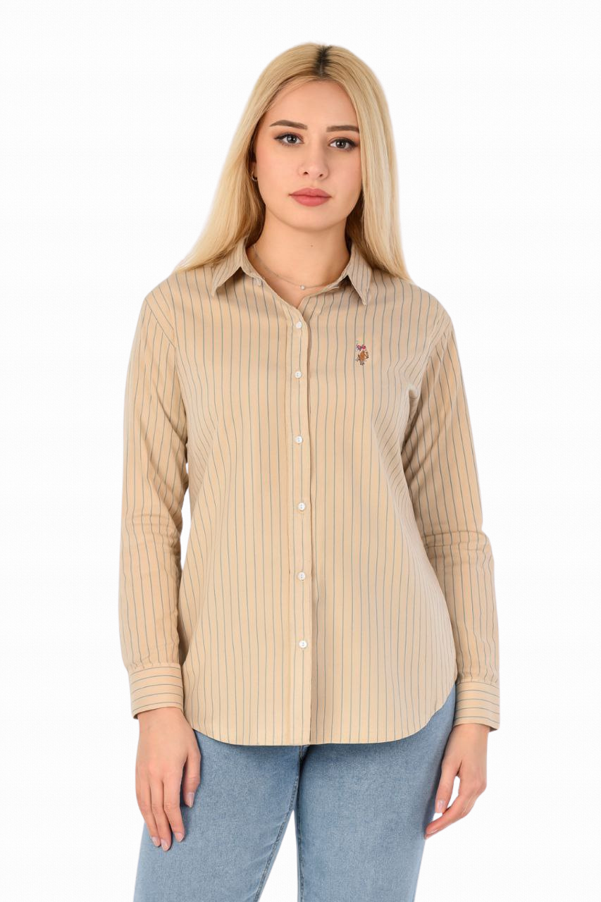POLO Striped Button-Up Shirt