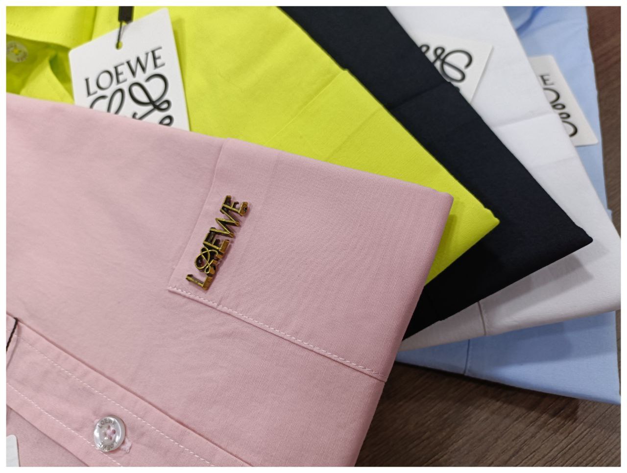 LOEWE Classic Shirt with Embroidered Logo