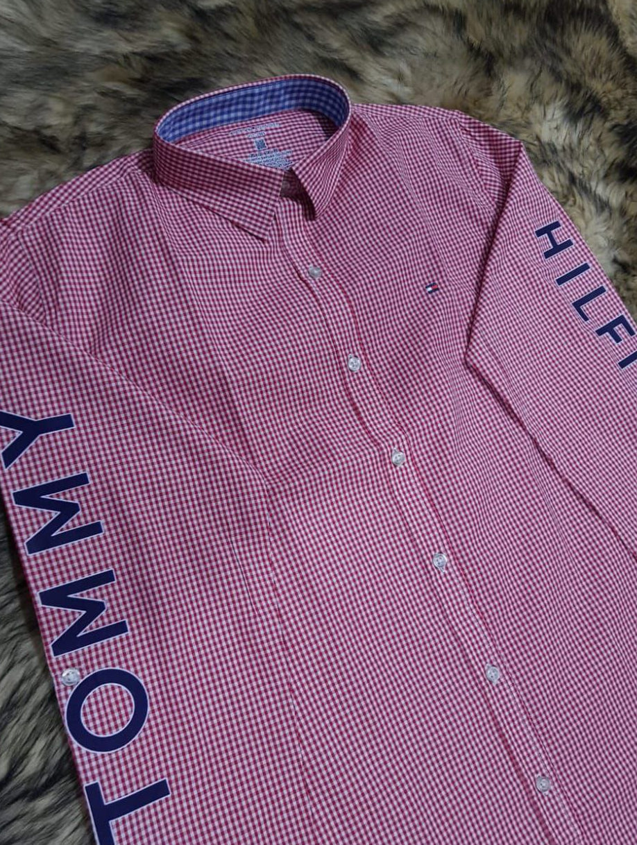Tommy Hilfiger Striped Cotton Long Sleeve Shirt