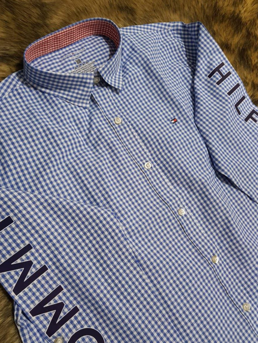 Tommy Hilfiger Striped Cotton Long Sleeve Shirt
