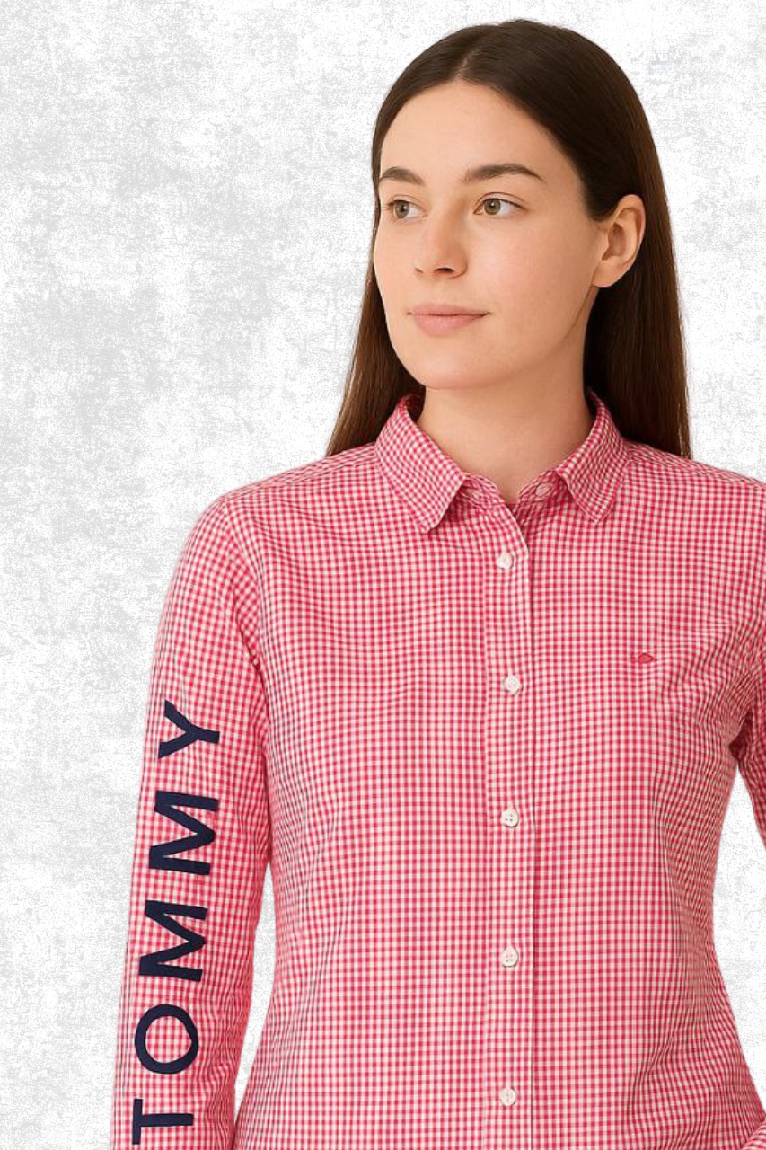 Tommy Hilfiger Striped Cotton Long Sleeve Shirt