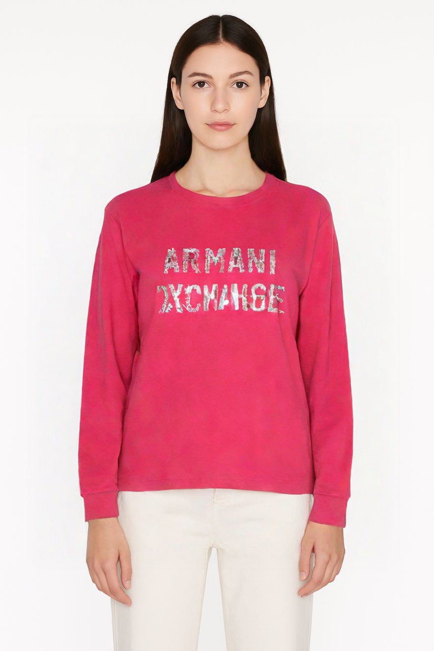 Armani Exchange Sequin Logo T-shirt