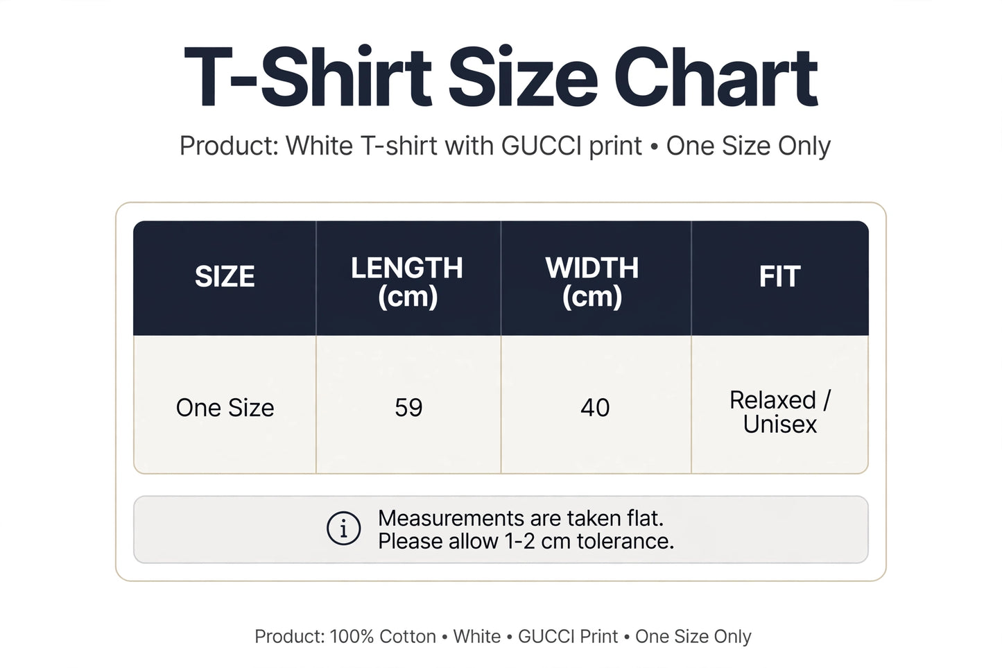 Gucci Box Logo Cotton T-Shirt #00372