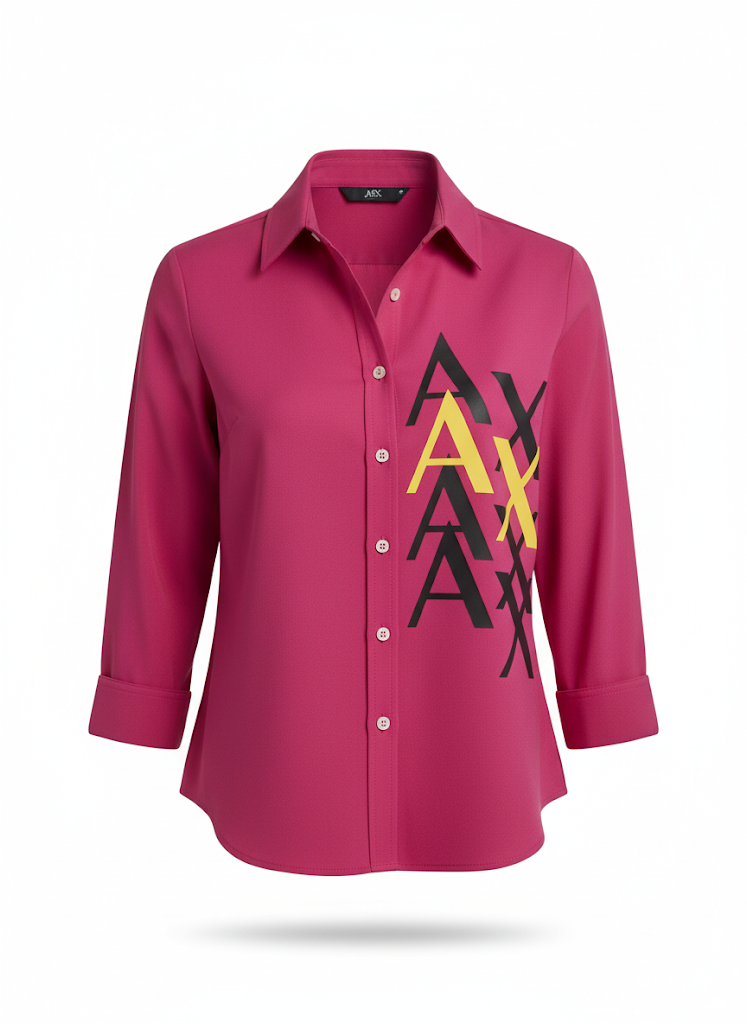 Armani Exchange Multi-Logo Shirt/ #00115