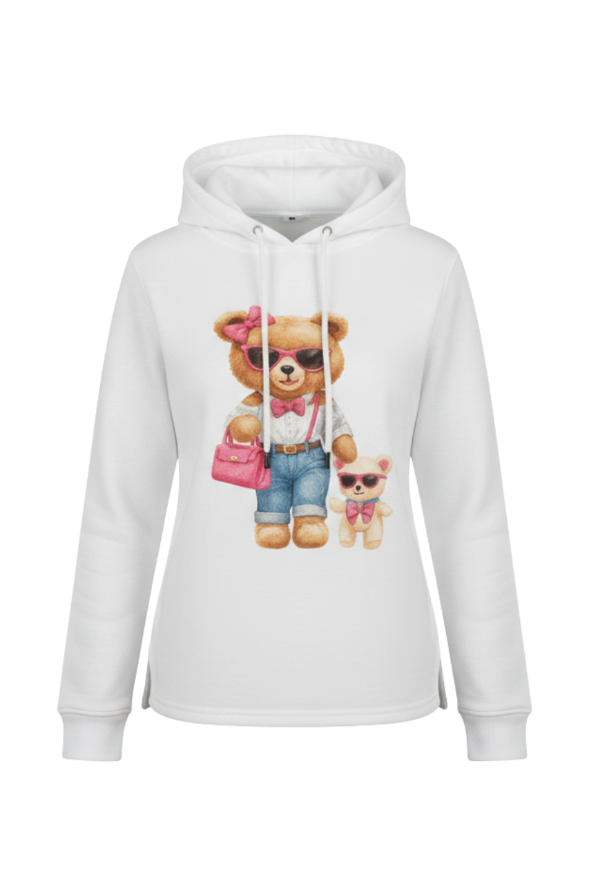 Ralph Lauren Women’s Teddy Bear Graphic Hoodie / #00188