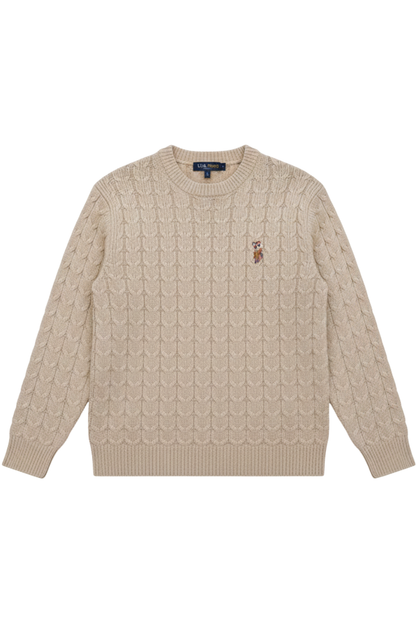 Tommy Hilfiger Women’s Cable-Knit Crewneck Sweater - #00193