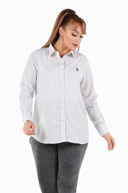 Polo Long Sleeve Printed Shirt