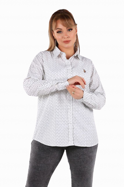 Polo Long Sleeve Printed Shirt
