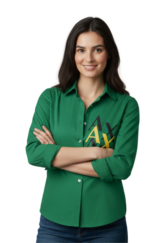 Armani Exchange Multi-Logo Shirt/ #00115