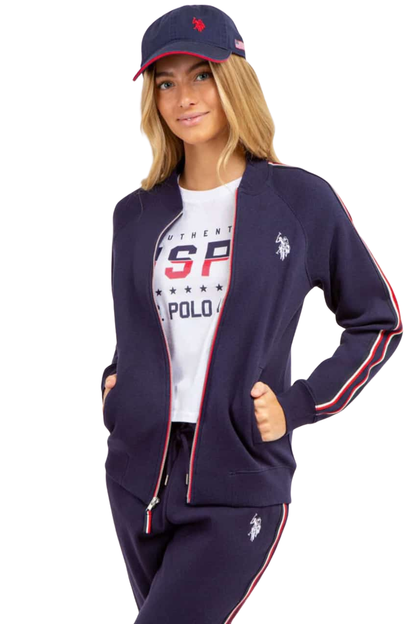 U.S. Polo Assn. Women’s Navy Full-Zip Tracksuit (/#00190)