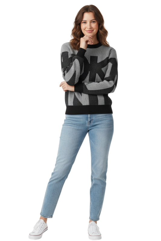 DKNY Oversized Logo Sweater/ #00116