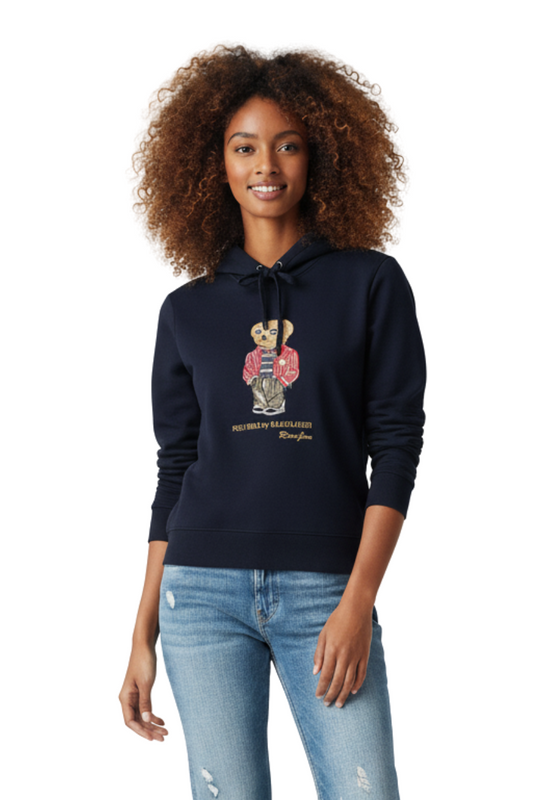 Ralph Lauren Bear Embroidered Hoodie/ #0088