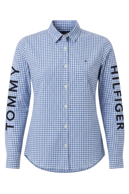 Tommy Hilfiger Striped Cotton Long Sleeve Shirt/ #0059