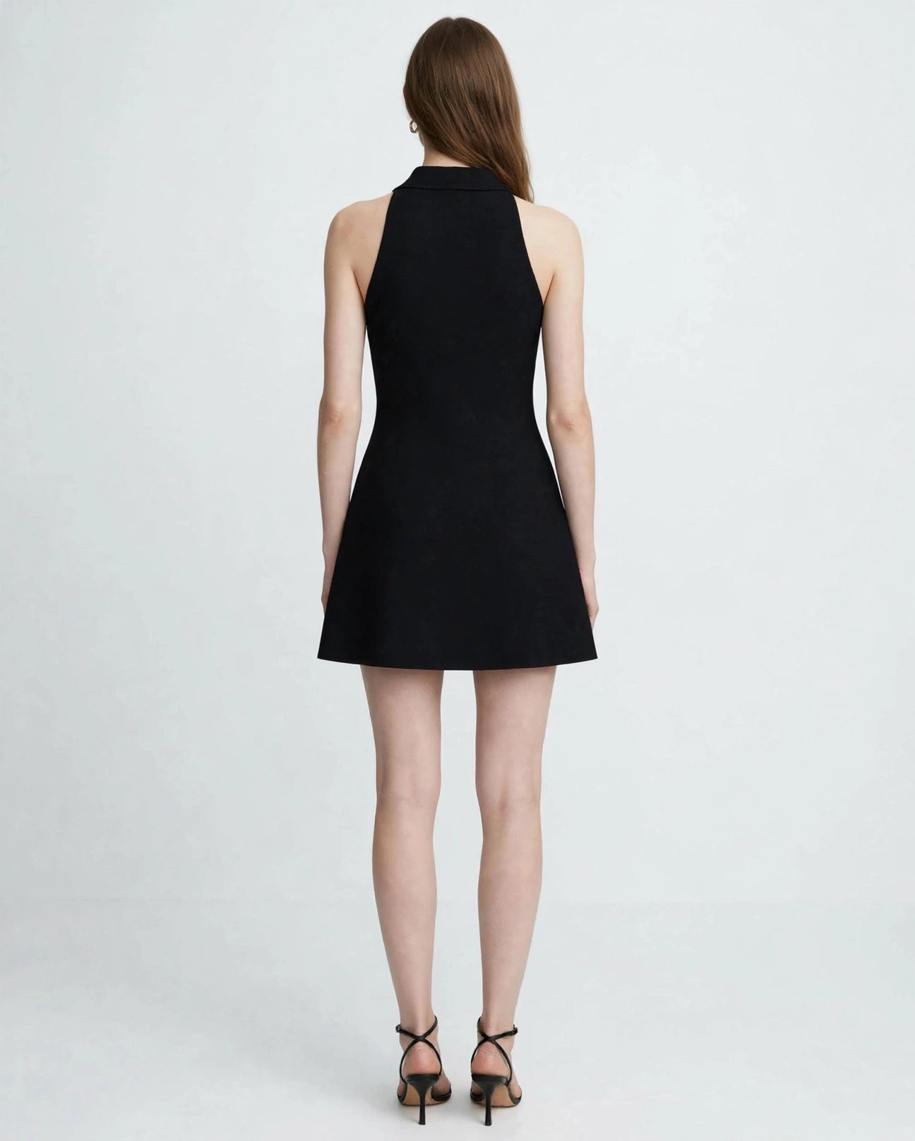 Chanel Sleeveless Button-Front Mini Dress #00308