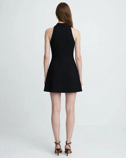 Chanel Sleeveless Button-Front Mini Dress #00308