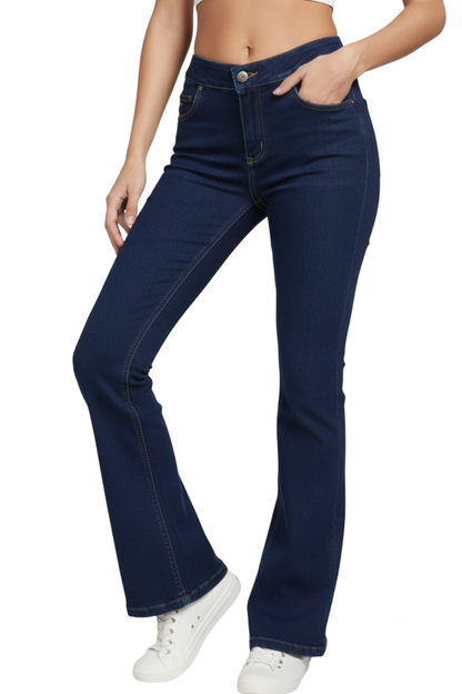 Tommy Jeans Flare Jeans Dark Blue/ #00128