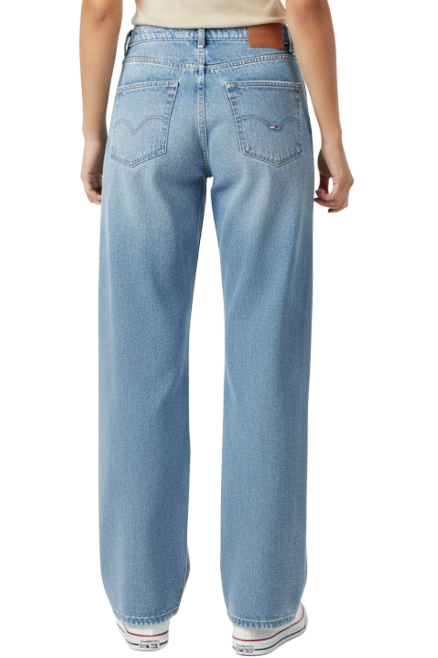 Tommy Jeans High-Waist Wide-Leg Jeans Light Blue/ #00129