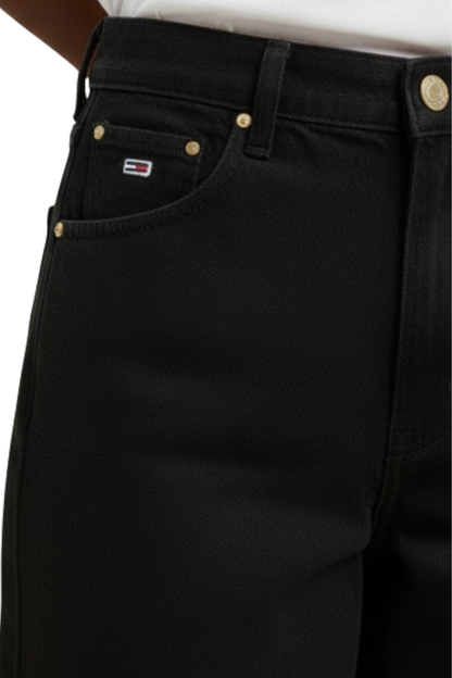 Tommy Jeans High-Waist Wide-Leg Jeans Black/ #00131