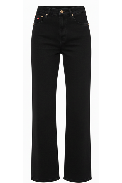 Tommy Jeans High-Waist Wide-Leg Jeans Black/ #00131