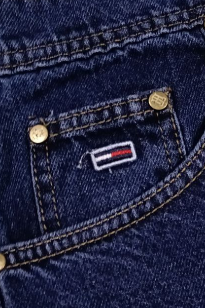 Tommy Jeans High-Waist Wide-Leg Jeans Dark Blue/ #00130