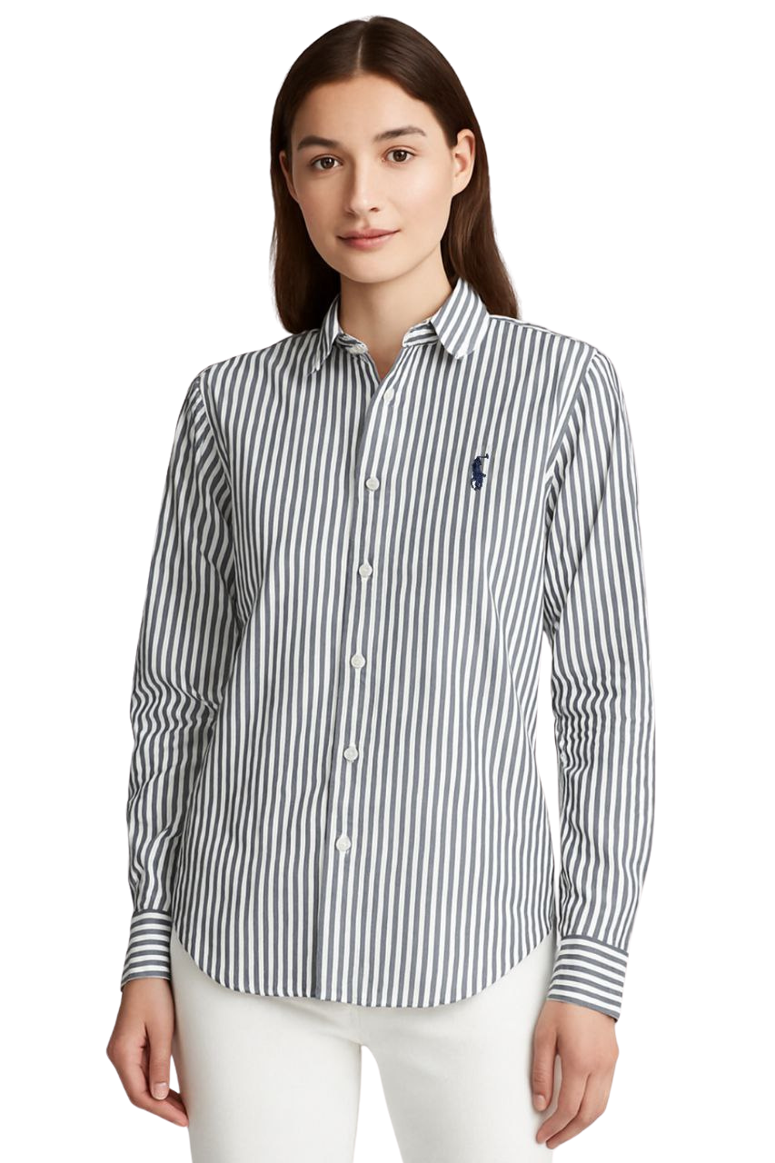 Polo Classic Striped Cotton Oxford Shirt