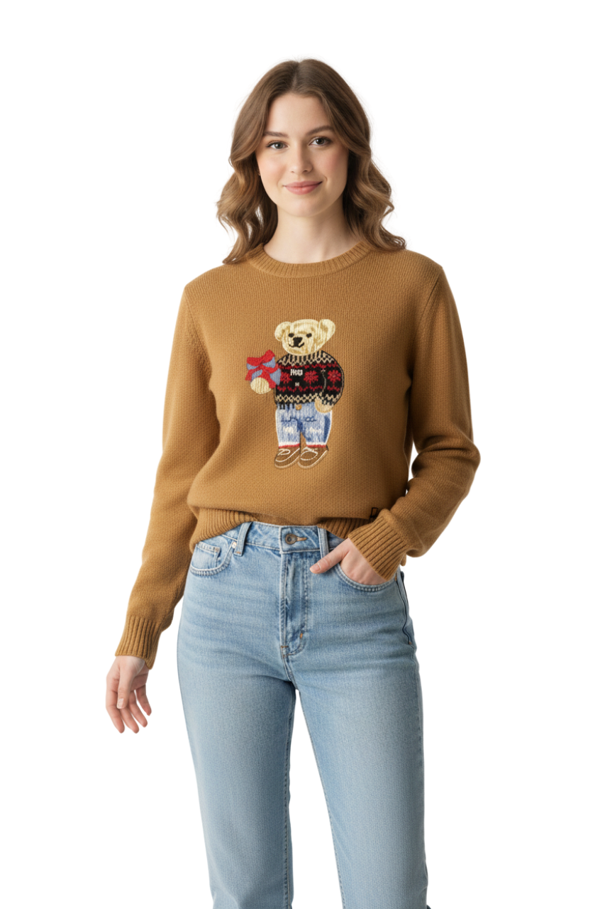 Ralph Lauren Women’s Polo Bear With Hat Sweater Collection/ #00143