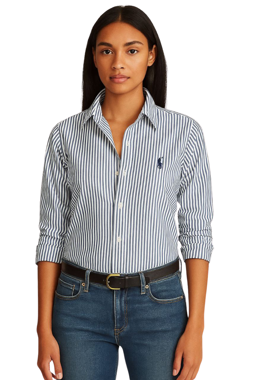 Polo Classic Striped Cotton Oxford Shirt