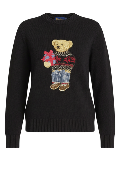 Ralph Lauren Women’s Polo Bear With Hat Sweater Collection/ #00143