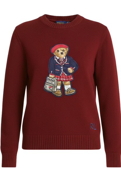 Ralph Lauren Women’s Polo Bear With Hat Sweater Collection/ #00143
