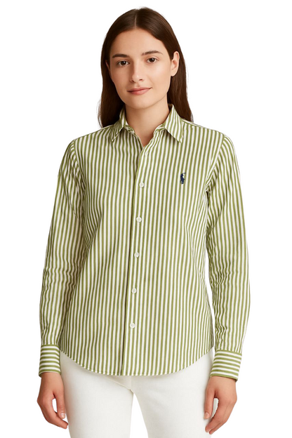 Polo Classic Striped Cotton Oxford Shirt