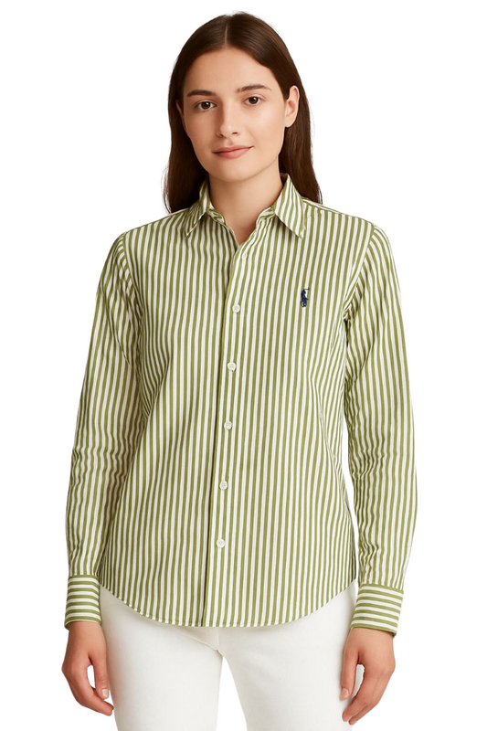 Polo Classic Striped Cotton Oxford Shirt