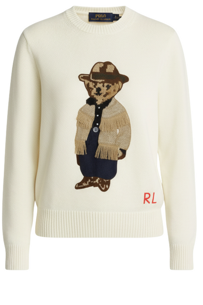 Ralph Lauren Women’s Polo Bear With Hat Sweater Collection/ #00143