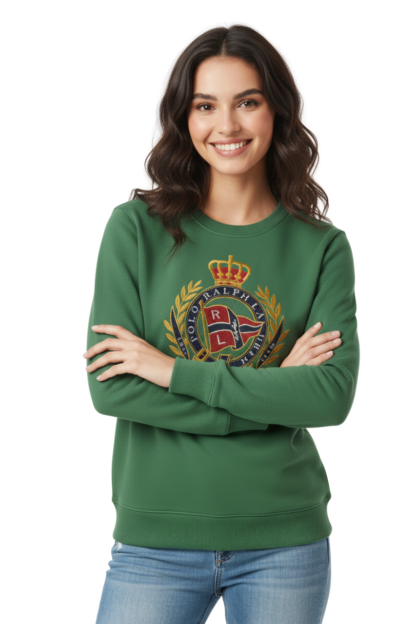 Ralph Lauren Embroidered Sweatshirt/ #00135