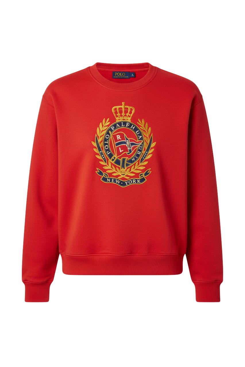 Ralph Lauren Embroidered Sweatshirt/ #00135