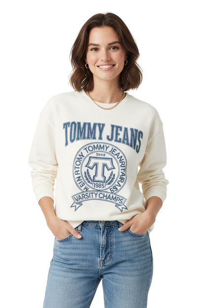 Tommy Jeans 'Varsity Champs' Sweatshirt / #00136