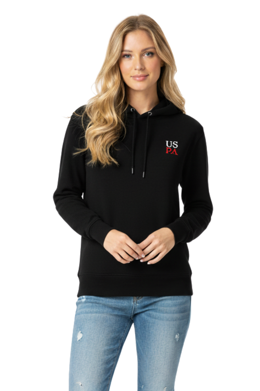 POLO USPA Signature Black Hoodie/ #00144